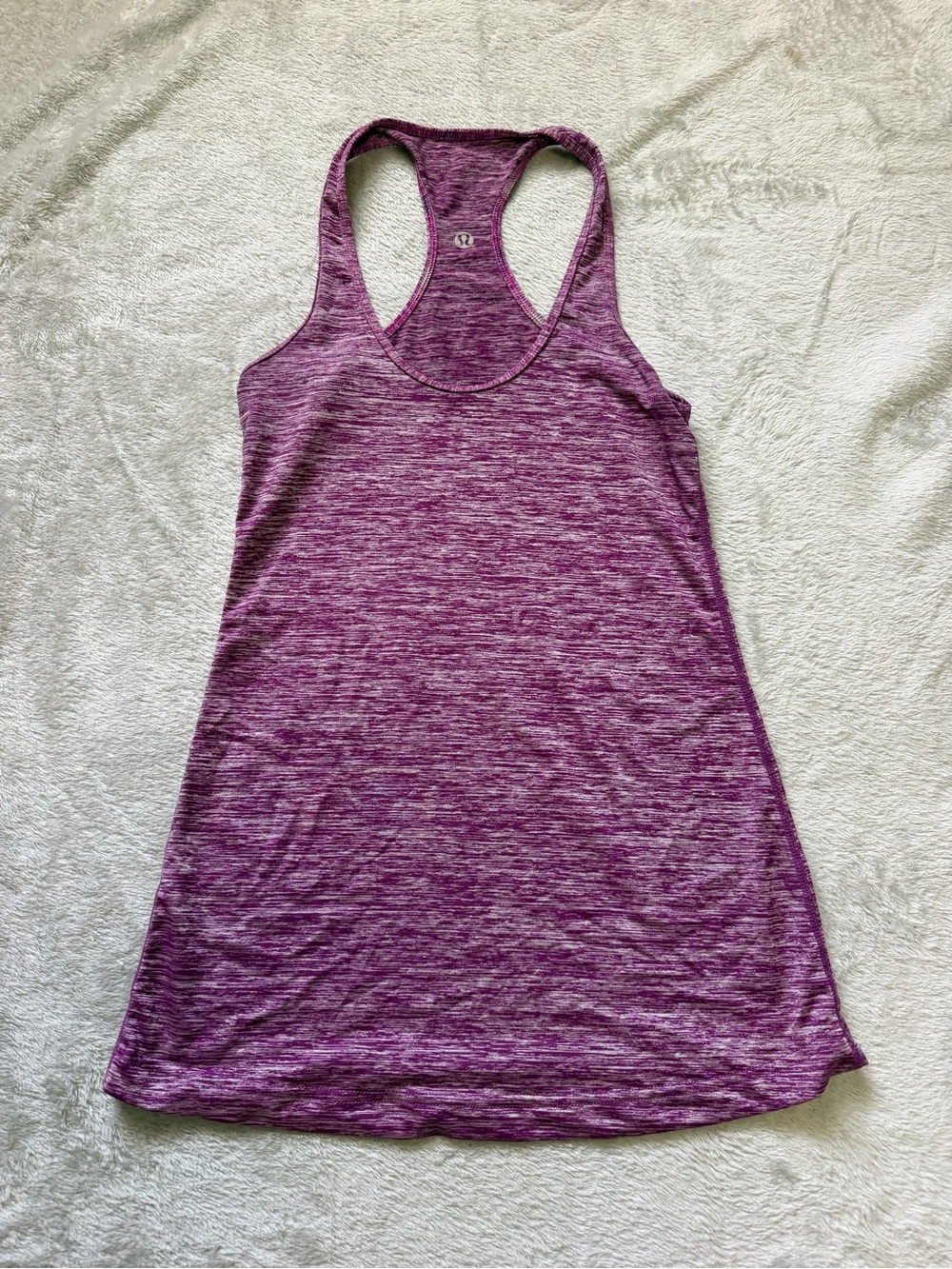 lululemon athletica Heathered Purple Racerback Tank Dress